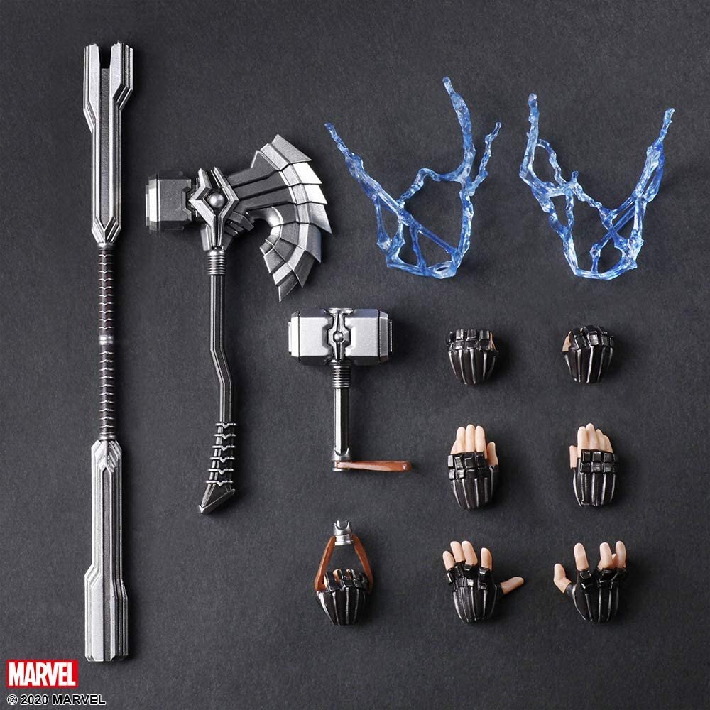 Square Enix Marvel Universe Thor Variant Bring Arts Action Figure, Multicolor