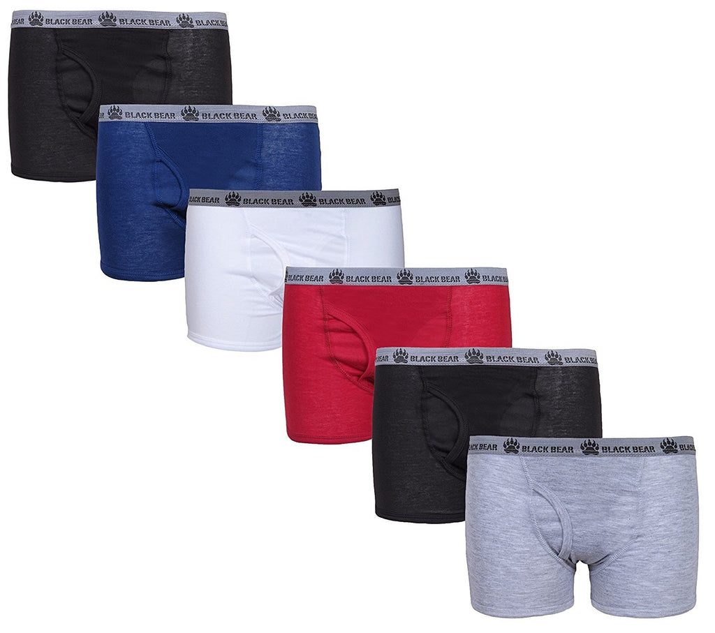 Black Bear Boys' Boxer Briefs (Pack of 6)
