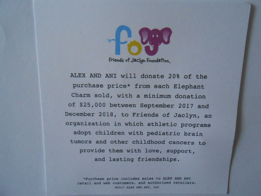 Alex and ELEPHANT II Bangle Bracelet Rafaelian Gold New Tag Box Card 2017