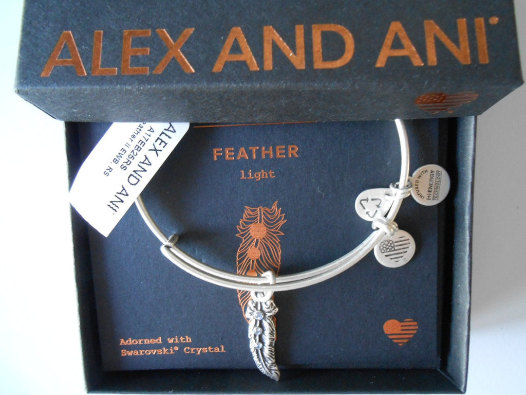 Alex and Ani Feather II Bangle Bracelet