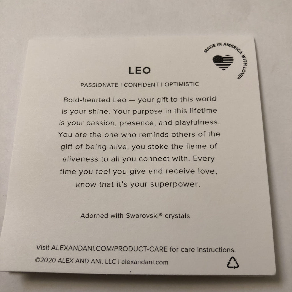 Alex and Ani COLOR INFUSION, LEO EWB, SS
