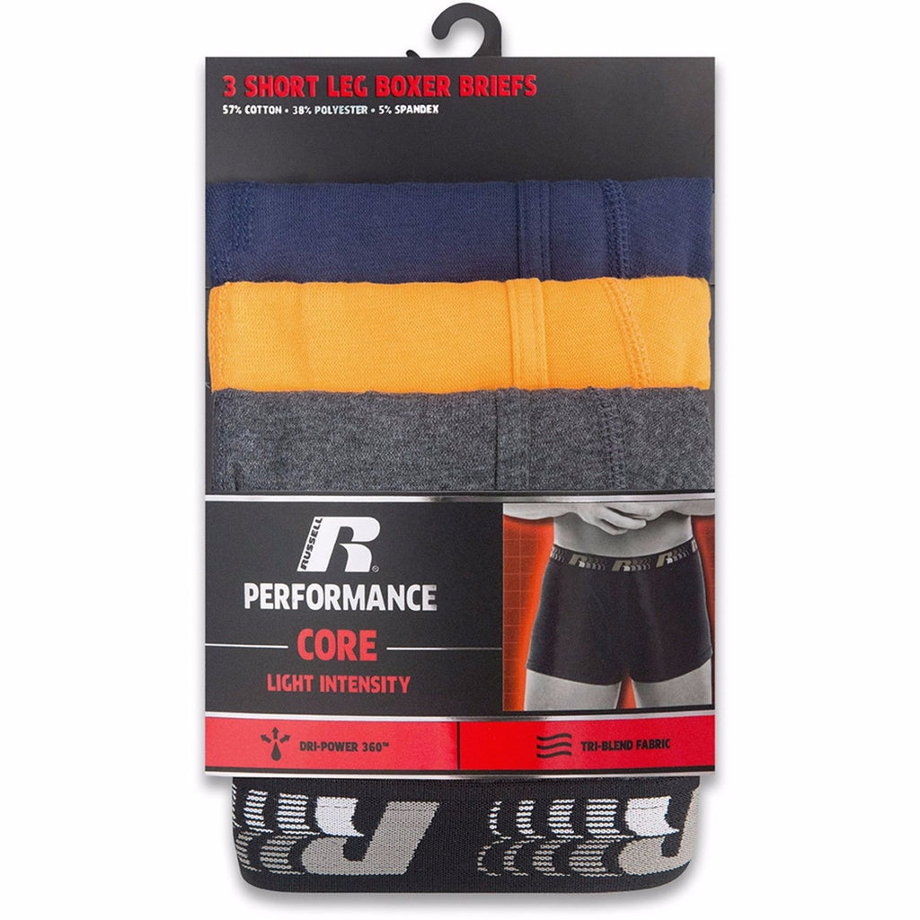 Russell short leg boxer briefs deals