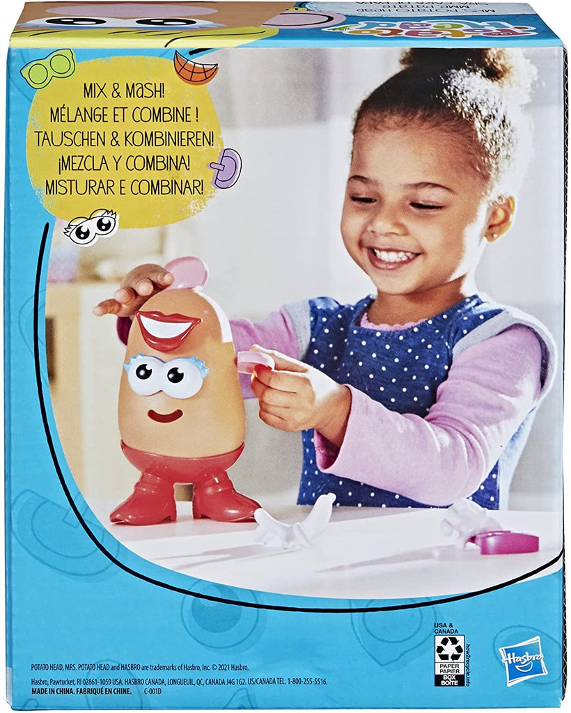 Potato Head Mrs. Potato Head Classic Toy For Kids Ages 2 and Up, Includes 12 Parts and Pieces to Create Funny Faces
