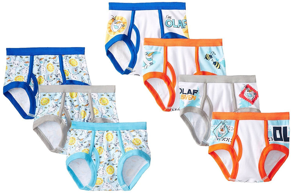 Disney Little Boys' Toddler Frozen Olaf 7-Pack Briefs