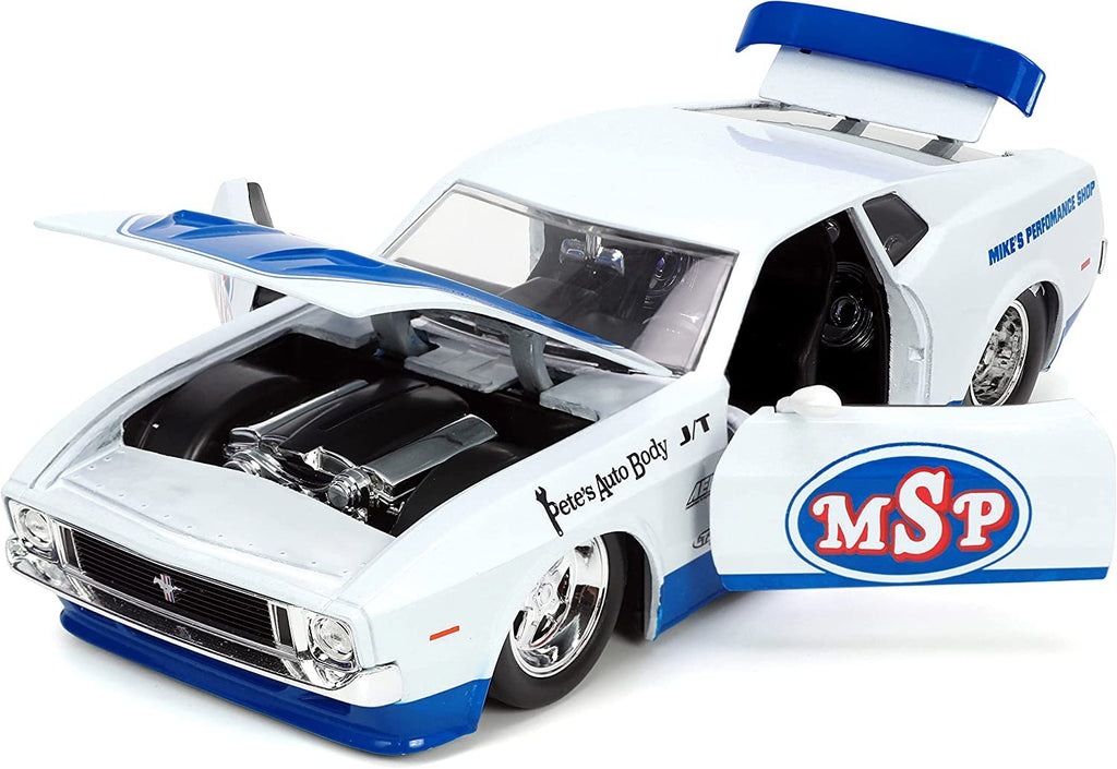 Jada Toys Big Time Muscle 1:24 1973 Ford Mustang Mach 1 Die-cast Car, Toys for Kids and Adults