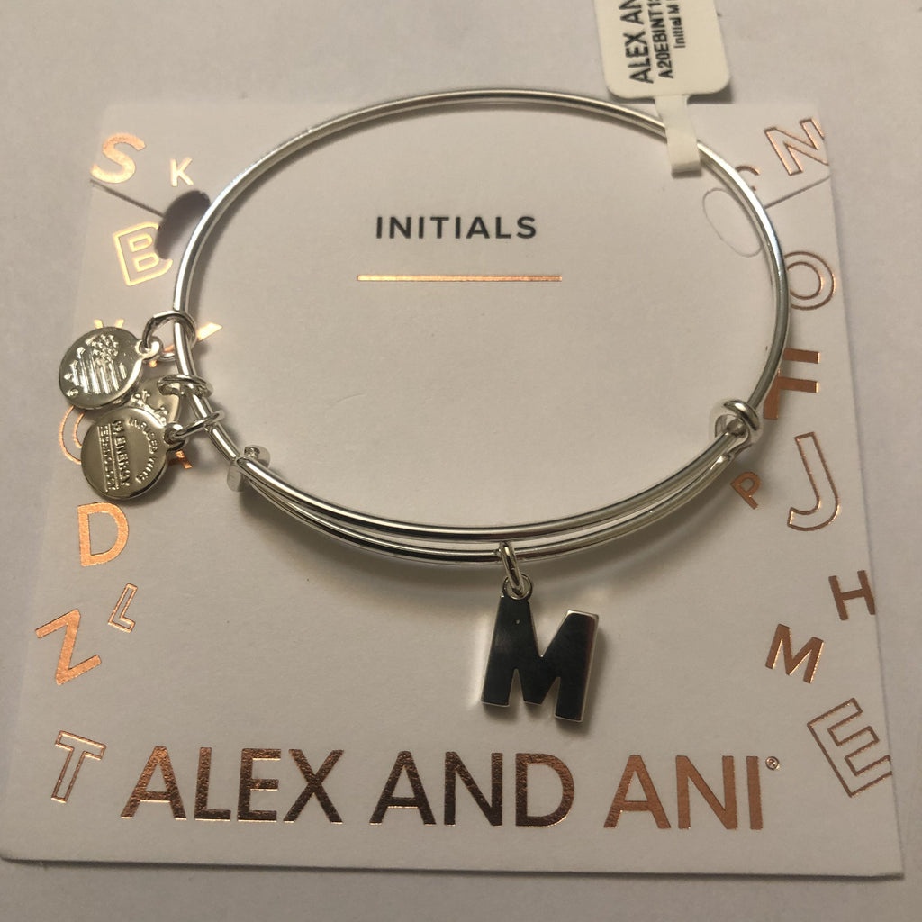 Alex and Ani Initial M III Bangle Bracelet