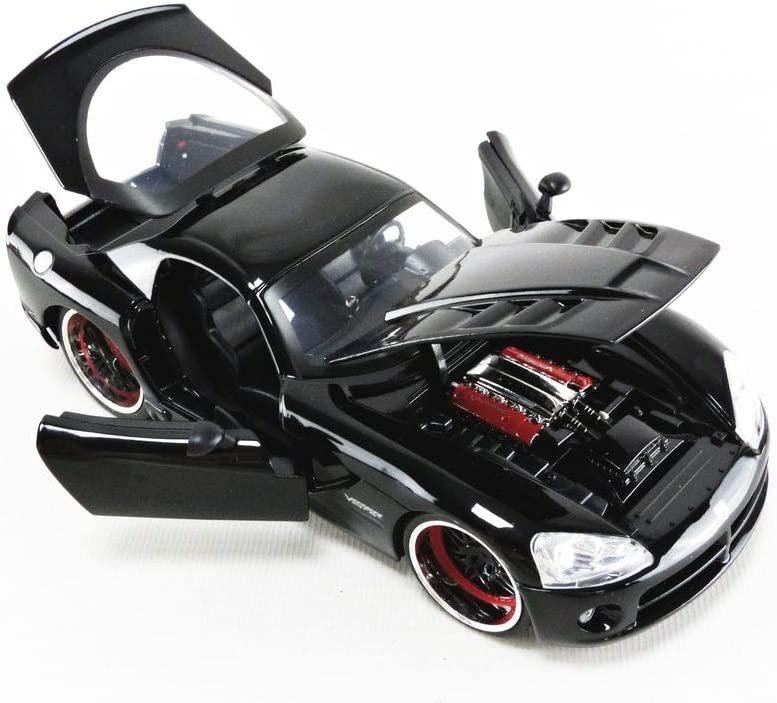Jada Toys Fast & Furious Letty's Dodge Viper SRT 10 1/24 Scale Diecast Car Black