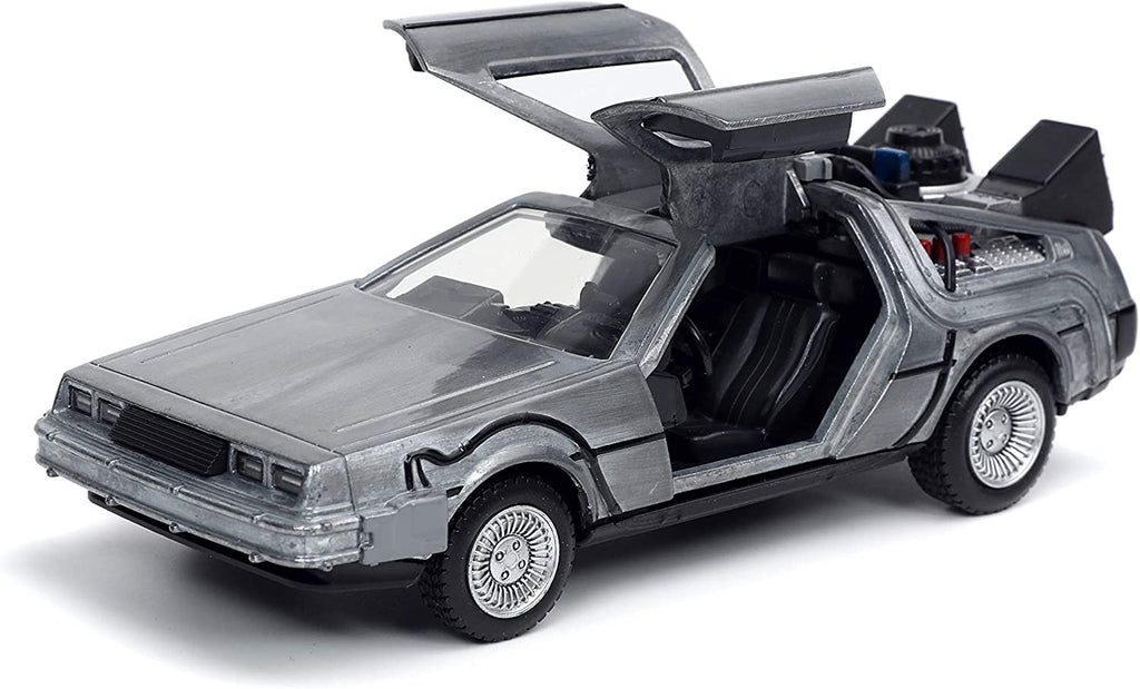 Jada Toys Back to The Future Time Machine 1:32 Die-cast Car, Toys for Kids and Adults