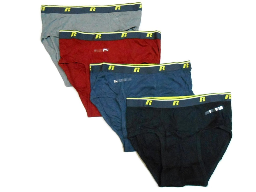 Russell Mens Comfort Performance 4-pk Sport Briefs Sizes S-2XL SPANDEX