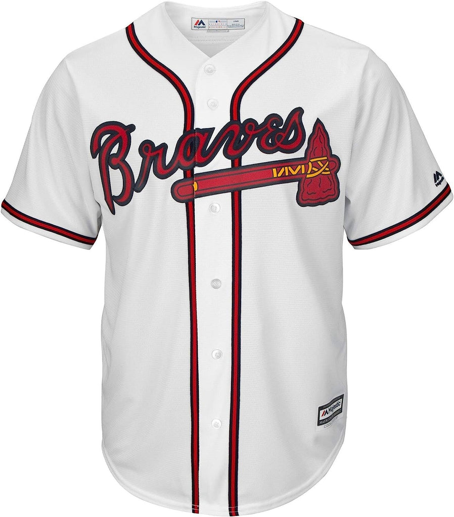 Ozzie Albies Jr Atlanta Braves #1 Youth 8-20 Cool Base White Home Replica Jersey