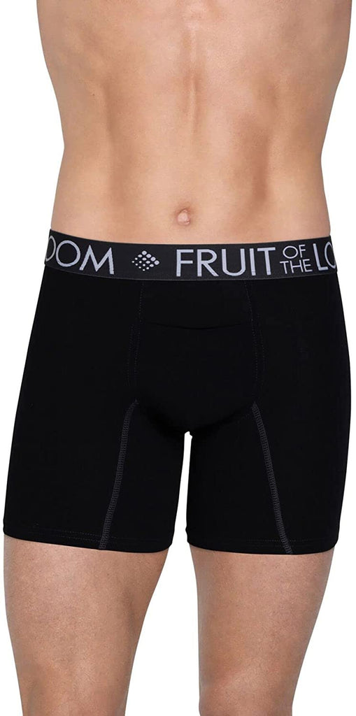 Fruit of the Loom Men's Boxer Briefs 5-Pack Signature/Regular Long Leg/Regular Leg S-2X
