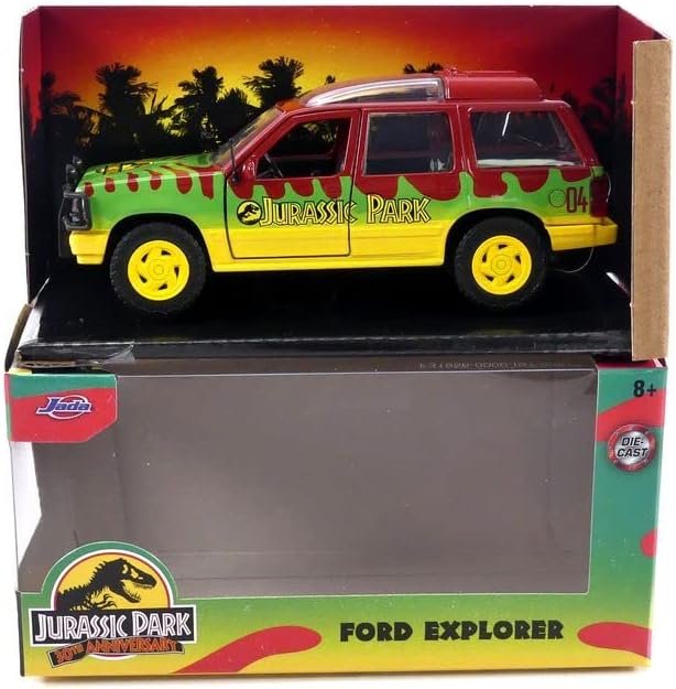 Jada Toys - for Explorer Jurassic Park - 1993-1/32, Green/Red