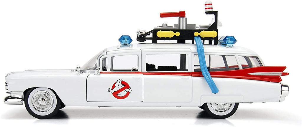 Jada Toys Hollywood Rides: Ghostbusters ECTO-1 White 1: 24 Scale