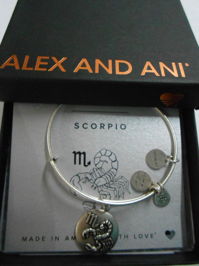 Alex and Ani Zodiac III Expandable Wire Bangle Bracelet