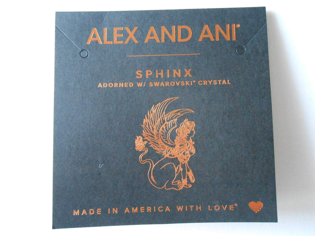 Alex and Ani Path of Symbols Sphinx Expandable Wire Bangle Charm Bracelet