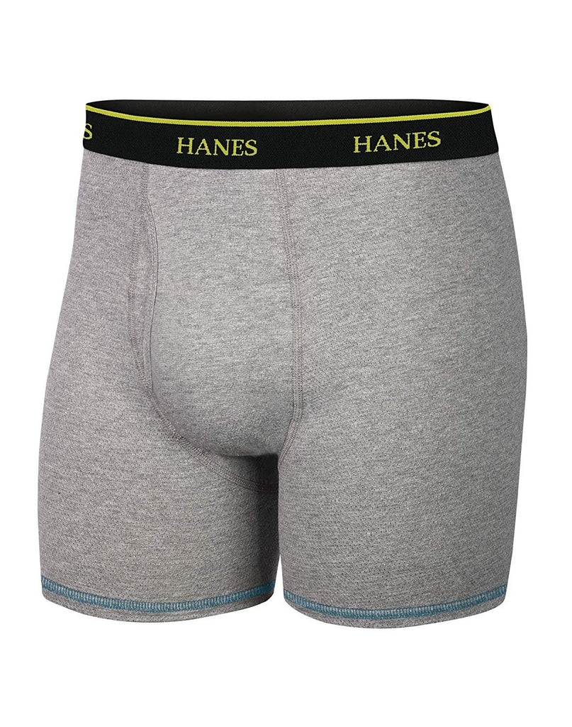 Hanes Mens FreshIQ Cool Comfort Breathable Mesh 5-Pack Boxer Briefs