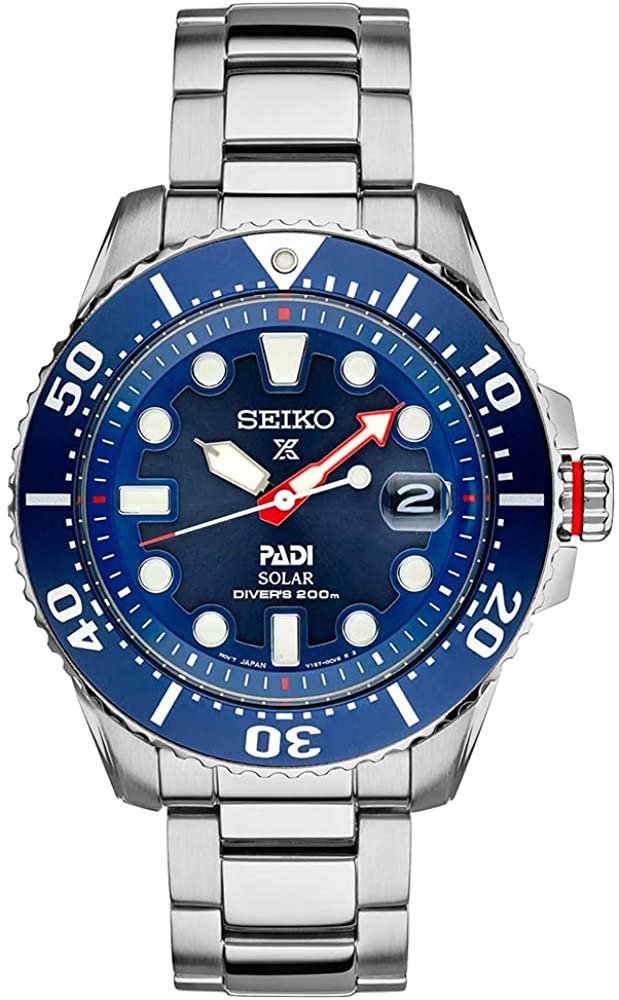 Seiko SNE549 Prospex Men's Watch Silver-Tone 43.5mm Stainless Steel