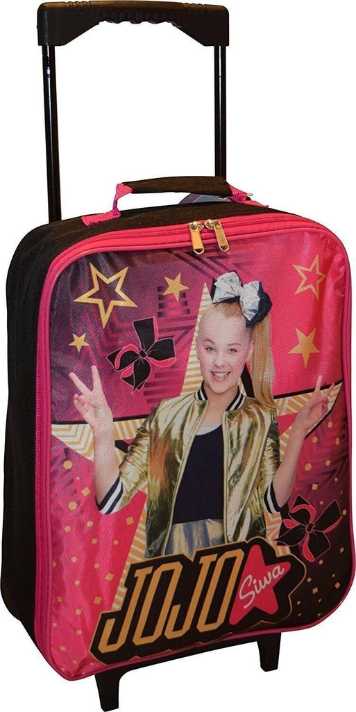 Ruz Jojo Siwa 15" Collapsible Wheeled Pilot Case - Rolling Luggage Carry-On