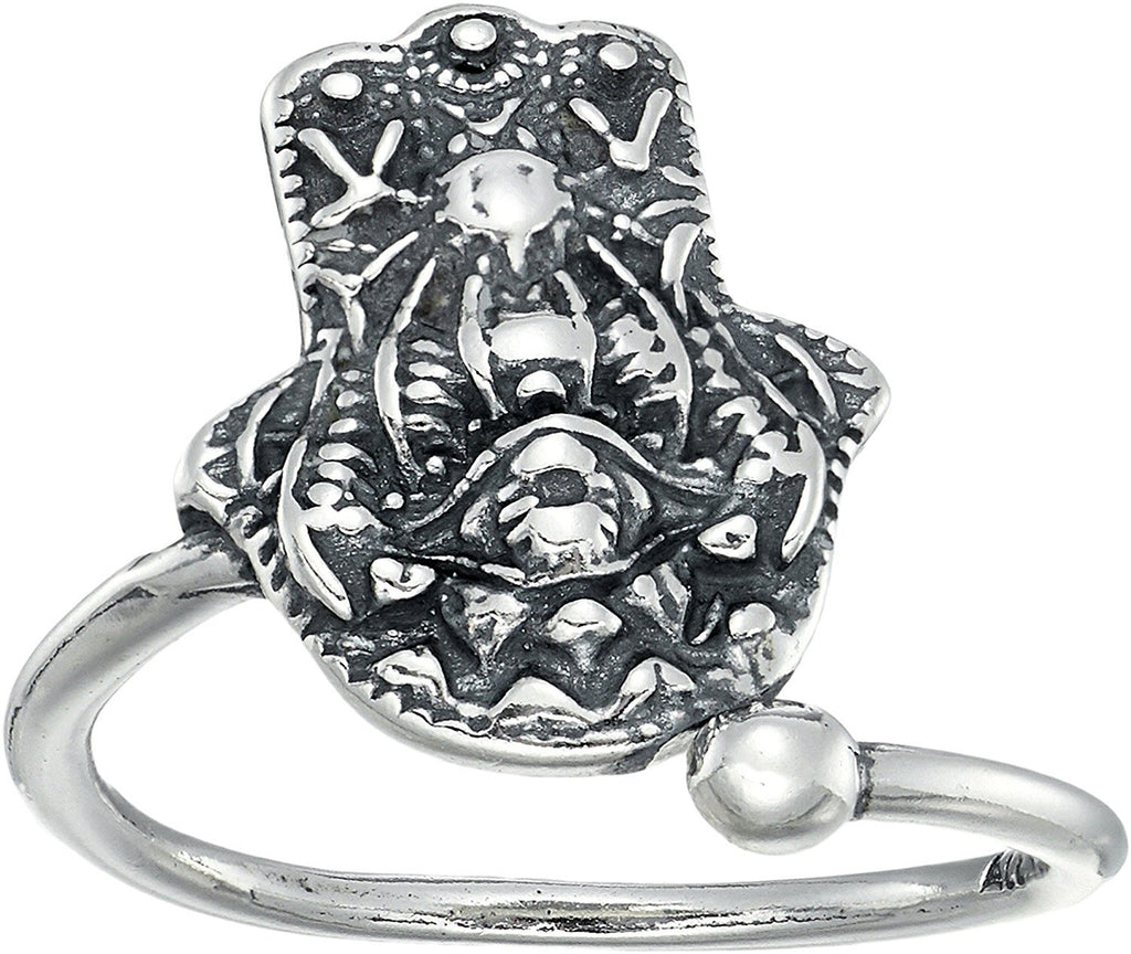 Alex and Ani Womens Hand of Fatima Ring Wrap