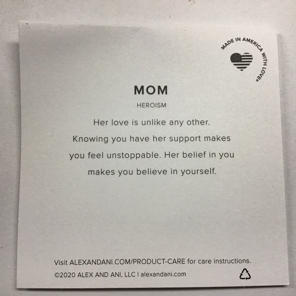 Alex and Ani Because I Love You Mom IV EWB, SAG