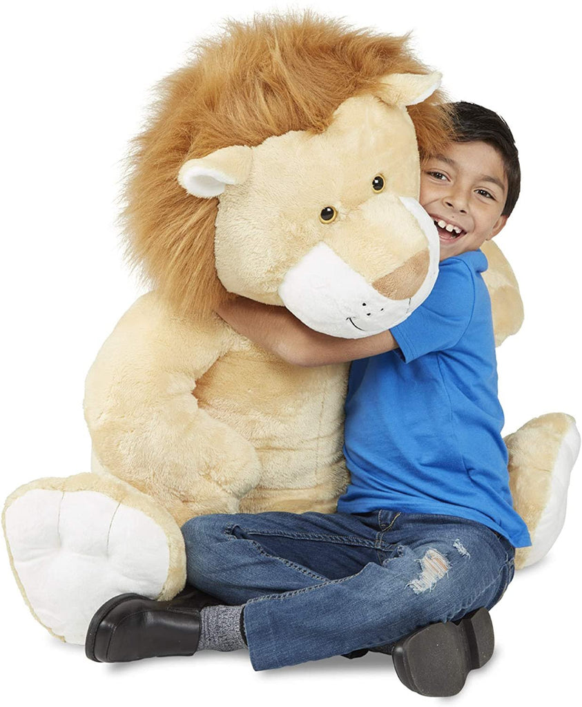 Melissa & Doug Gentle Jumbo Elephant Giant Stuffed Plush Animal (Sits Nearly 3 Feet Tall)