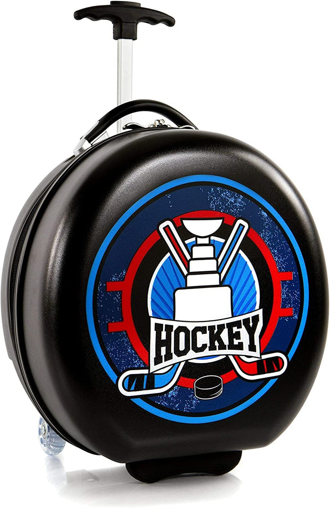 Heys Kids Sports Luggage 16 Inch Wheeled Suitcase for Boys - Hockey Puck