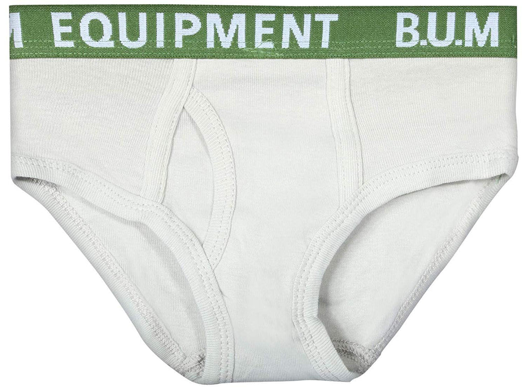 B.U.M. Equipment Toddler and Little Boys' 6 Pack Underwear Briefs, Solids and Prints