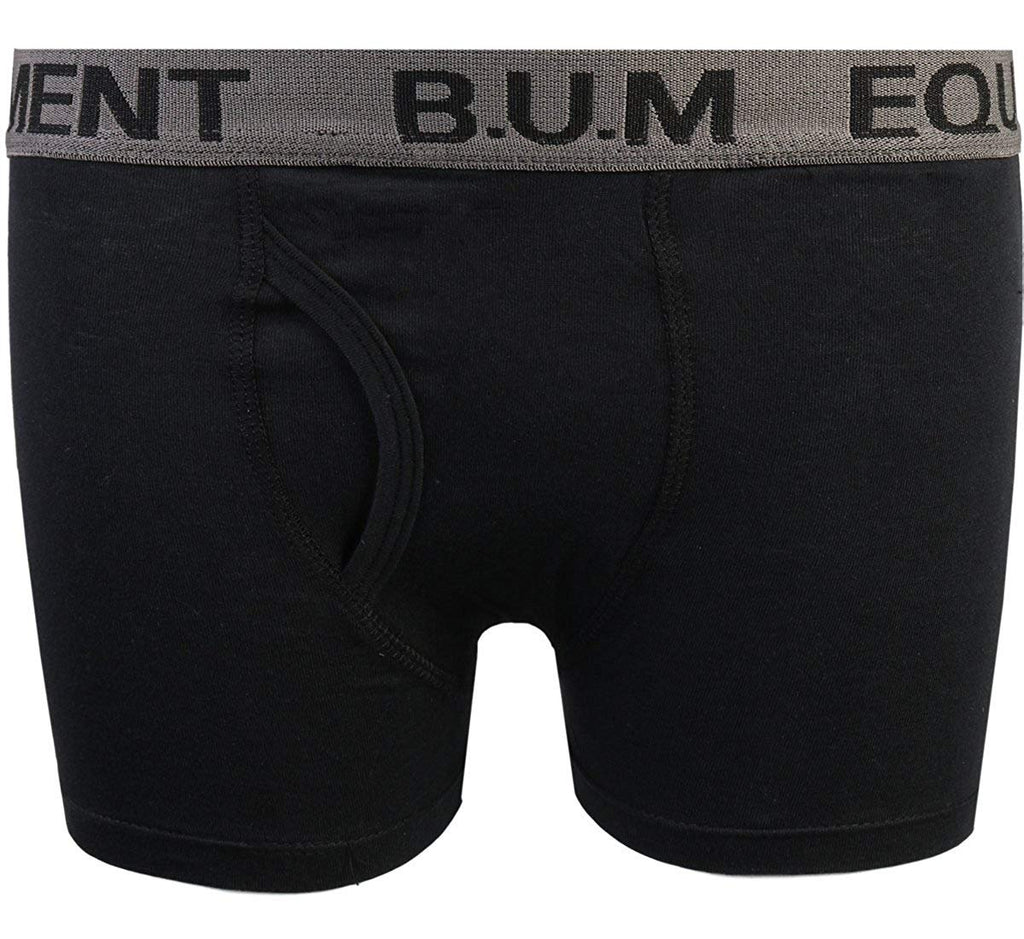 B.U.M. Equipment Boys 10 Pack Solid Boxer Briefs Underwear