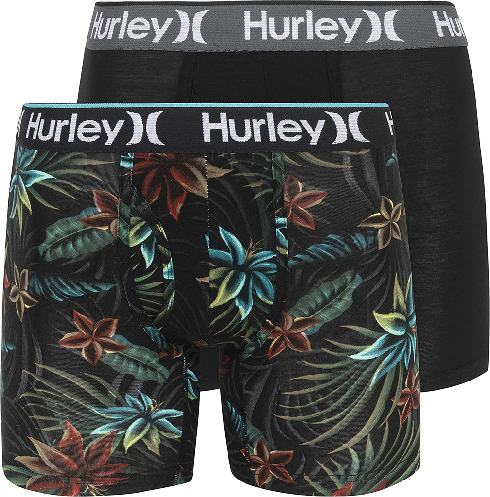 Hurley Men's 2 Pack Everyday Boxer Briefs