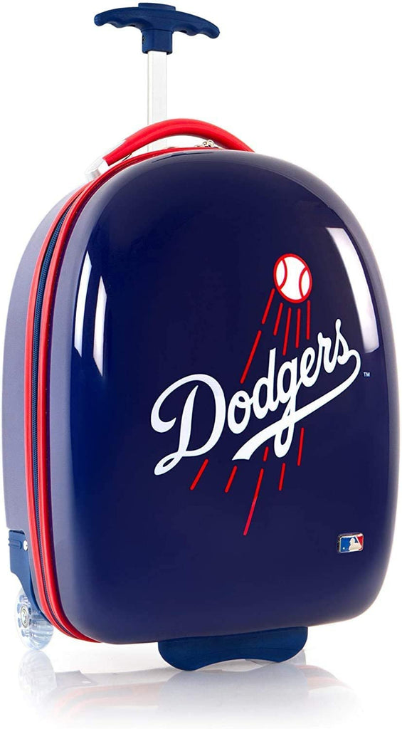 Heys America Major League Baseball Officially Licensed Expandable Spinner Luggage (Navy, 18-Inch)