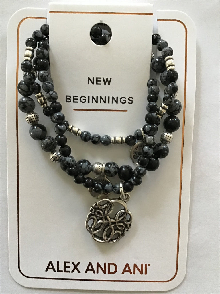 Alex and Ani Path of Life Set of 3 Stretch Bracelet