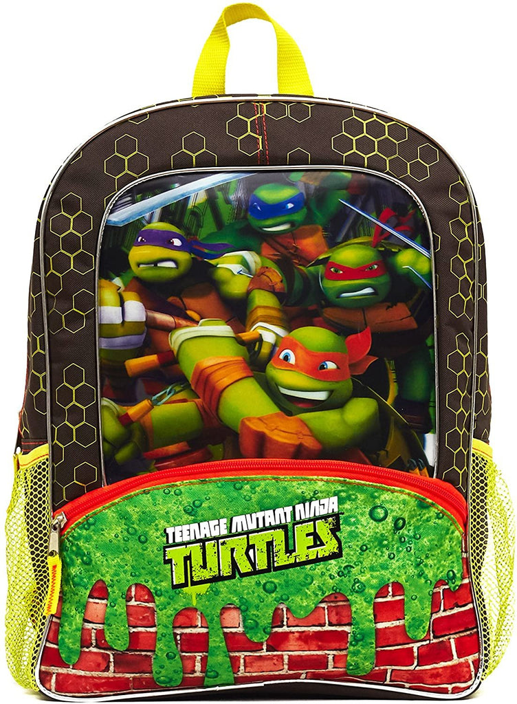 Teenage Mutant Ninja Turtles Lenticular Green Slime 16" Backpack