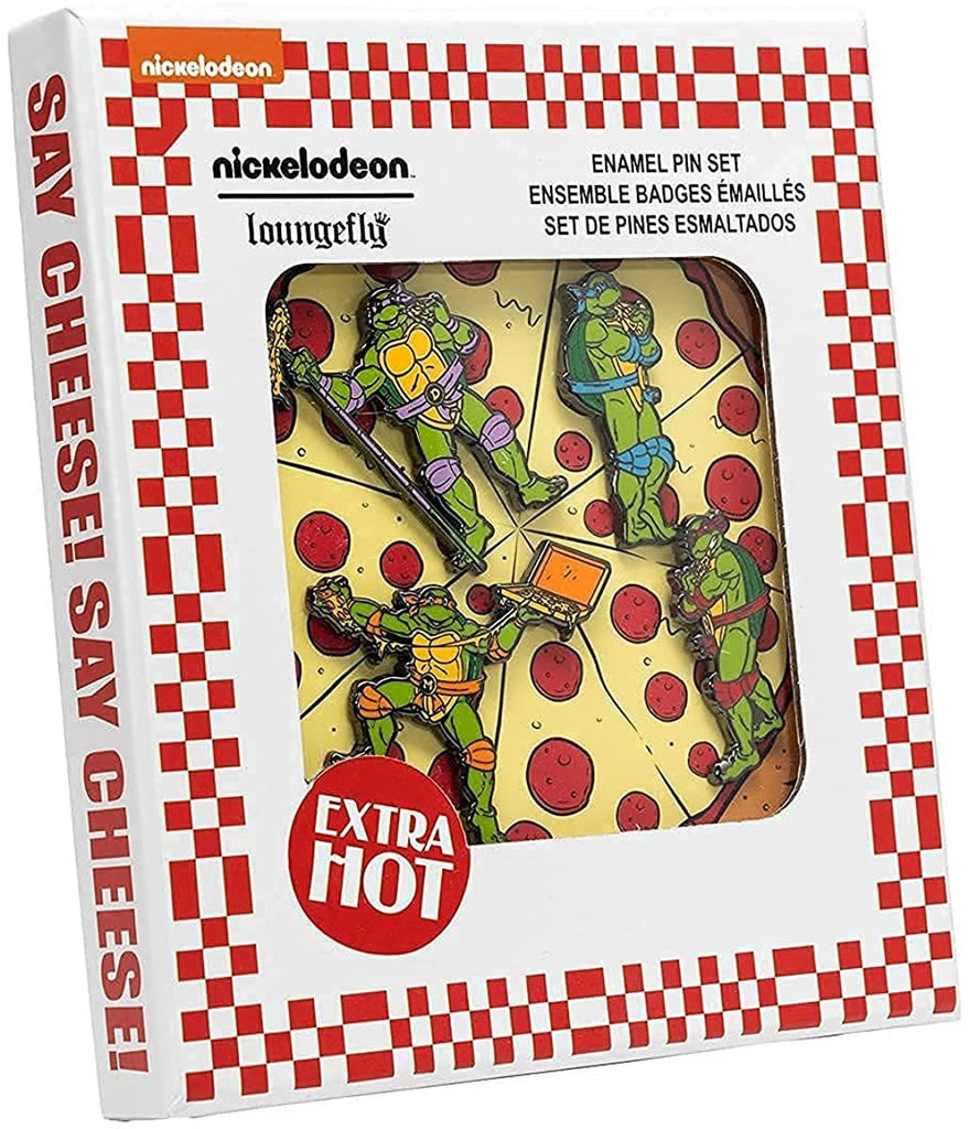 TMNT Teenage Mutant Ninja Turtles 1 1/2-Inch Enamel Pin 4-Pack