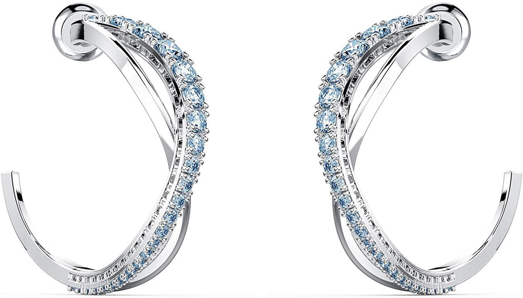 SWAROVSKI Women's Twist Rows Necklace and Earrings Crystal Jewelry Collection