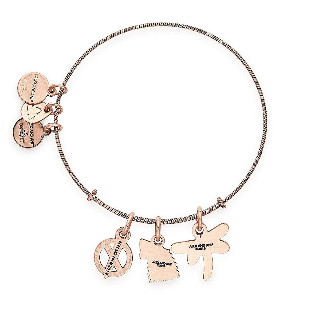 Alex and Ani GAME OF THRONES Sansa Stark Charm Bangle Bracelet - Rafaelian Rose Gold Finish