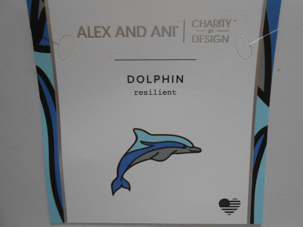 Alex and Ani Charity by Design, Dolphin EWB, Bangle Bracelet