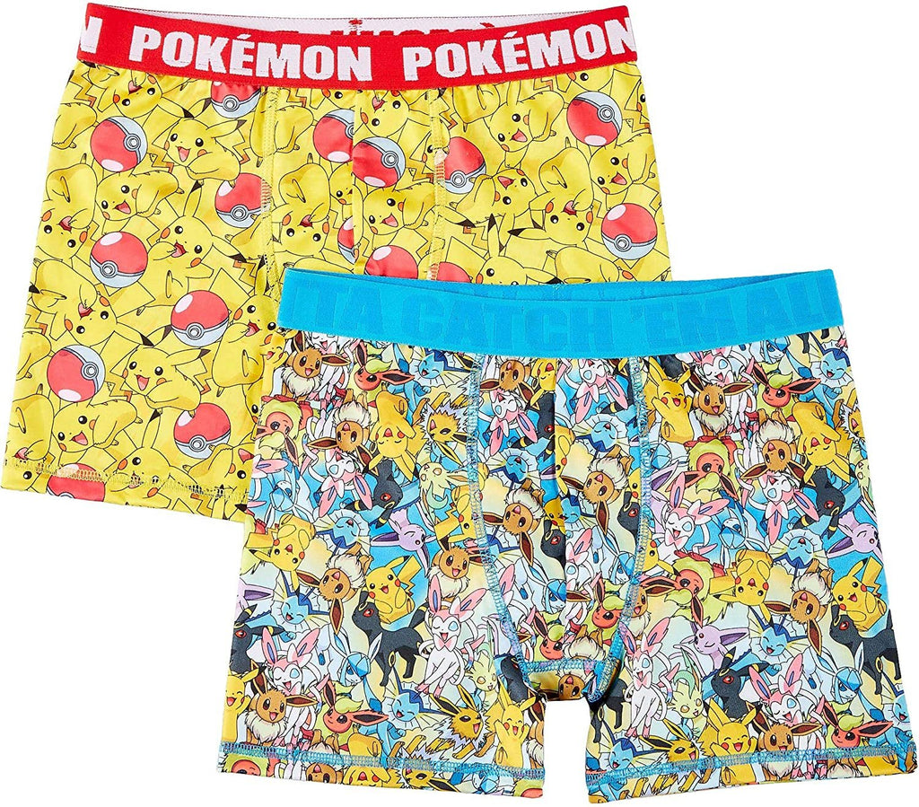 Pokemon Big Boys 2-pk. Character Boxer Briefs