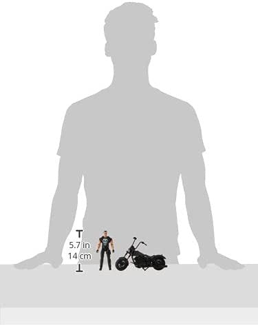 Hasbro Marvel Legends Series 6-inch Collectible Action Figure The Punisher Toy and Motorcycle, Premium Design and 7 Accessories