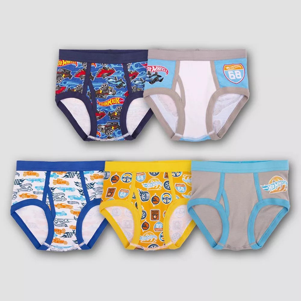 Boys' Hot Wheels 5pk Underwear Briefs