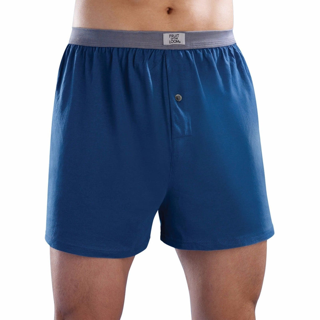Fruit of the Loom Men's Knit Boxer Shorts 3 or 9 PACK Sizes S-3XL NEW
