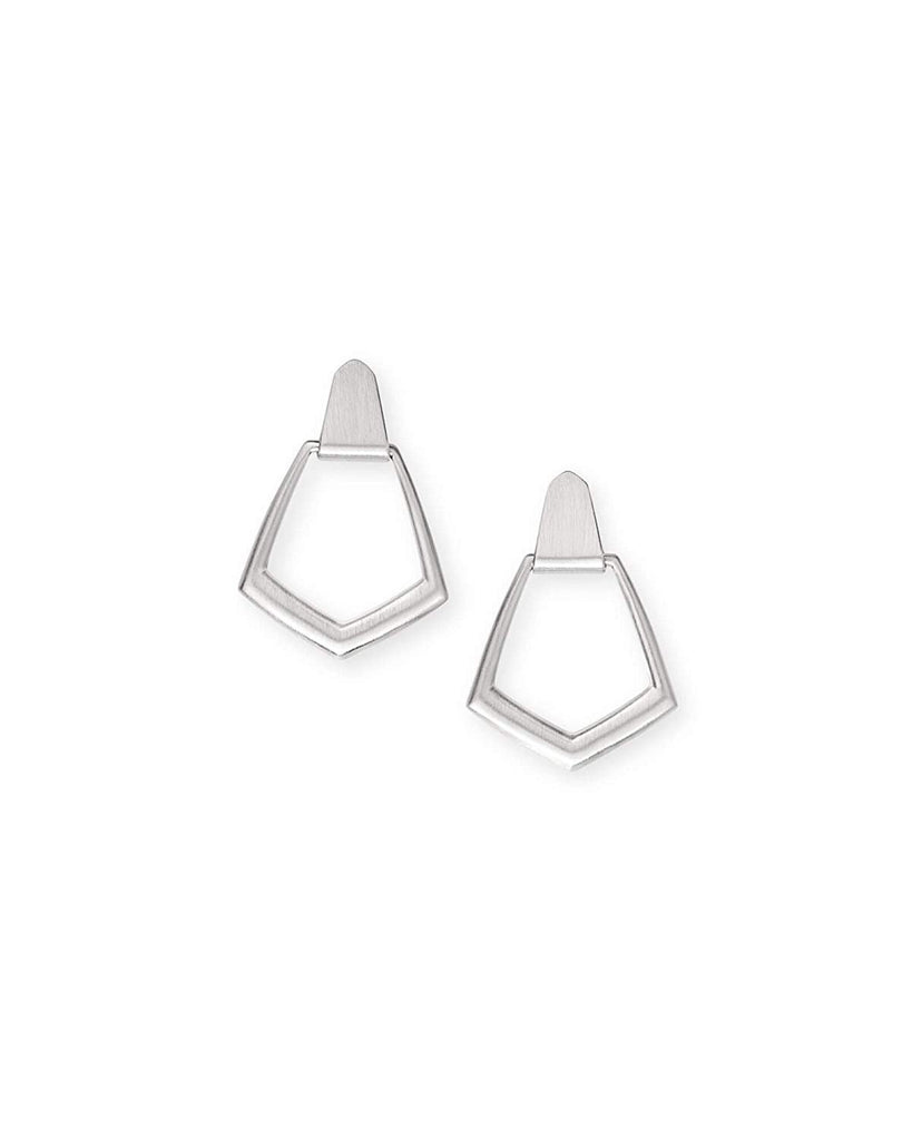 Kendra Scott Paxton Dangle Earrings in Bright Silver