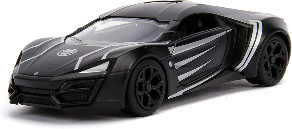 Jada Toys Metals Die-Cast Avengers W Motors Lykan HyperSport, 1:32 Scale Die-Cast Vehicle Black (JA30302)