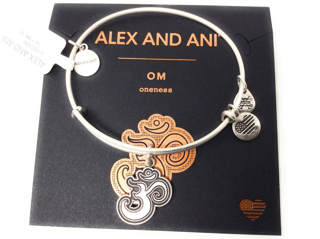 Alex and Ani Womens Om II Bangle