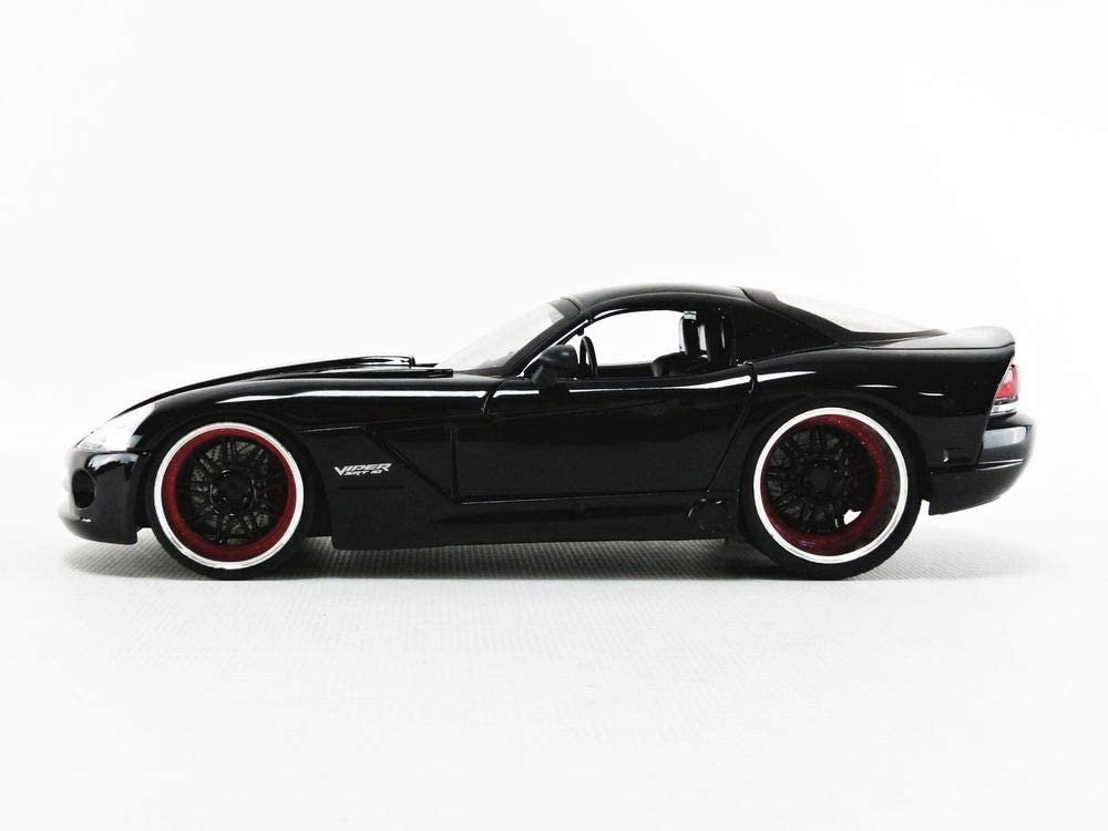 Jada Toys Fast & Furious Letty's Dodge Viper SRT 10 1/24 Scale Diecast Car Black