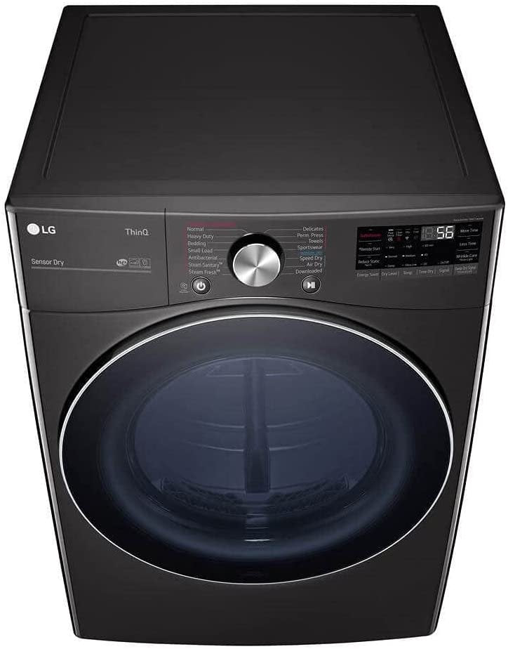 LG DLEX4200B / DLEX4200B / DLEX4200B 7.4 cu. ft. Ultra Large Capacity Smart wi-fi Enabled Front Load Dryer with TurboSteam and Built-in Intelligence