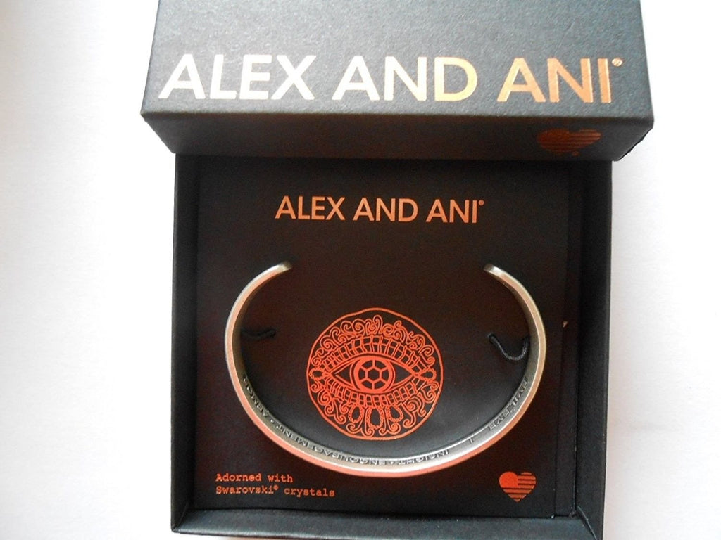 Alex and Ani Evil Eye Cuff Bracelet Rafaelian Silver NWTBC FALL 2017