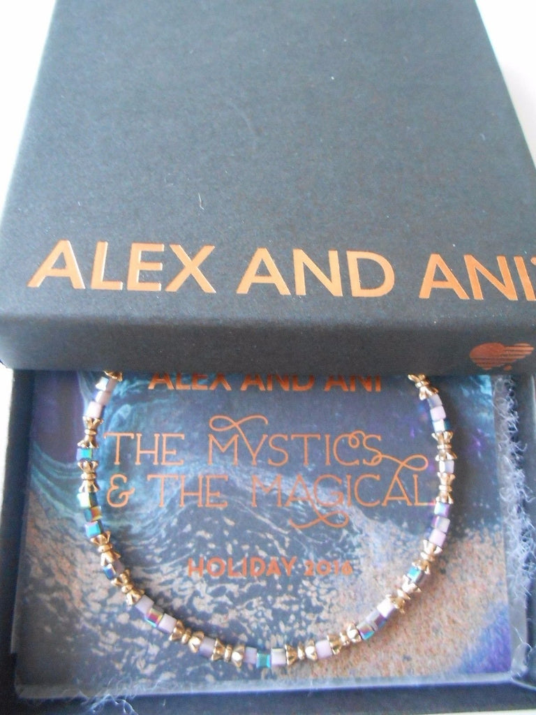 Alex and Ani The Mystical and The Magical Spirit Expandable Wire Mulberry Bangle Bracelet