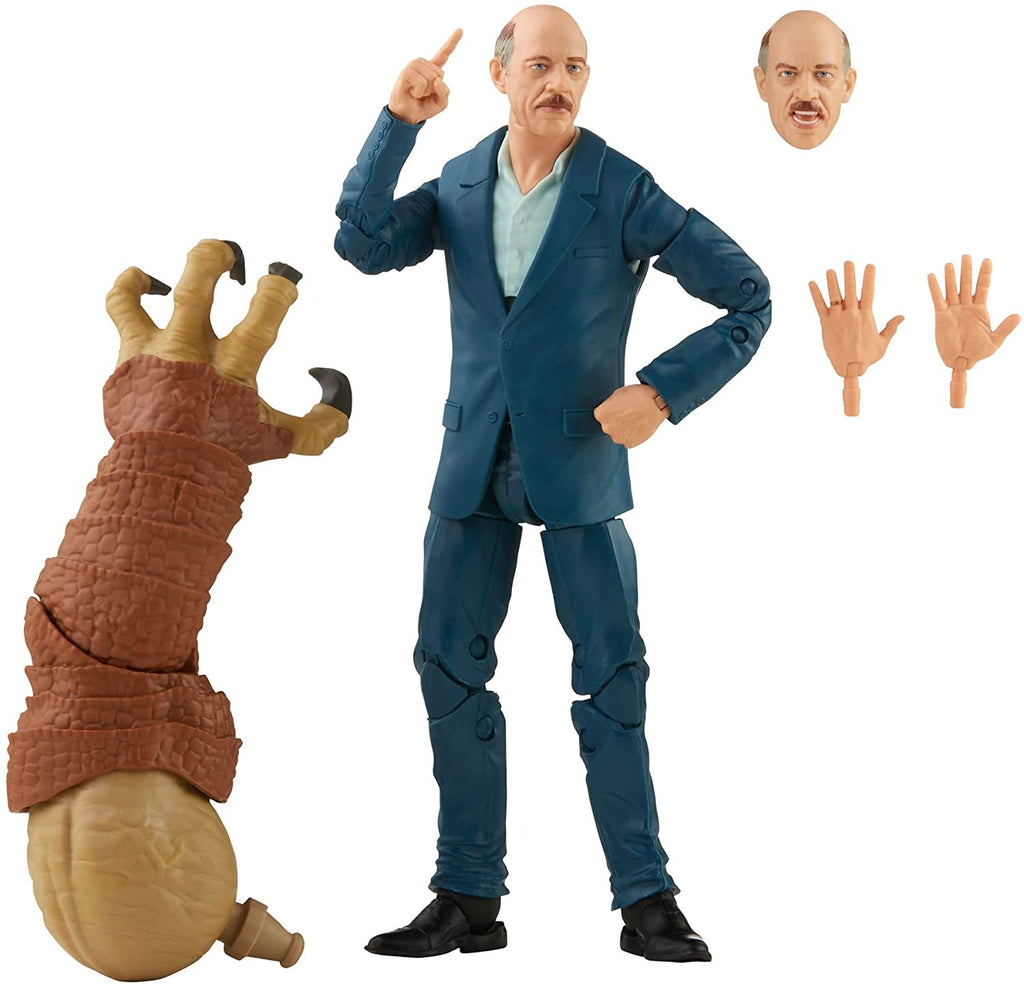 Spider-Man Marvel Legends Series J. Jonah Jameson 6-inch Collectible Action Figure Toy, 3 Accessories and 1 Build-A-Figure Part(s)