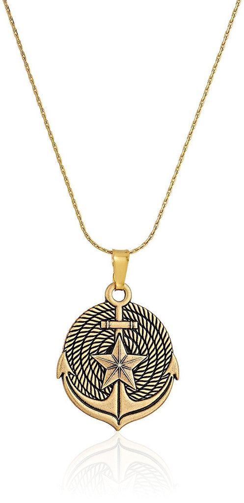 Alex and Ani Anchor II En Chain Necklace