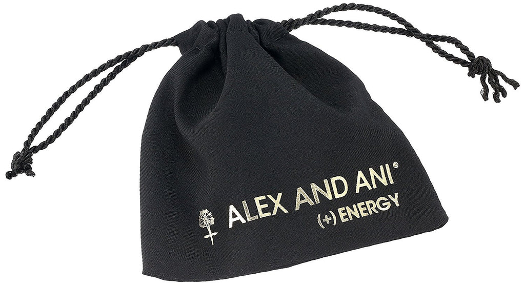 Alex and Ani Wonder Expandable Azure Glow Rafaelian Silver-Tone Bangle Bracelet